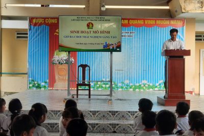 MÔ HÌNH “GIỜ RA CHƠI TRẢI NGHIỆM SÁNG TẠO” – NĂM HỌC 2025-2026