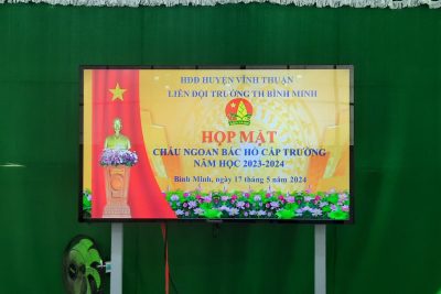 HỌP MẶT CHÁU NGOAN BÁC HỒ CẤP TRƯỜNG NĂM HỌC 2023-2024